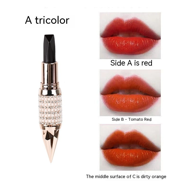 3-in-1 Matte Lipstick - Triple Color Moisturizing Lip Stick