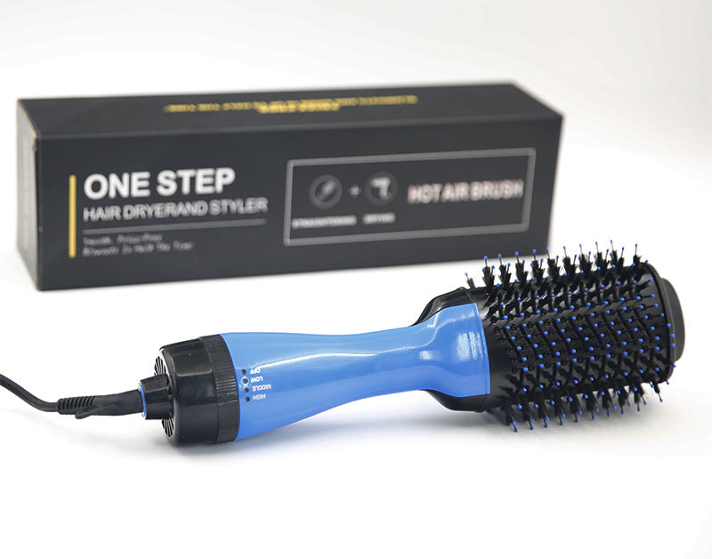 3-in-1 Hot Air Brush - Dry, Straighten & Curl Hair Styling Tool