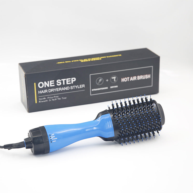 3-in-1 Hot Air Brush - Dry, Straighten & Curl Hair Styling Tool