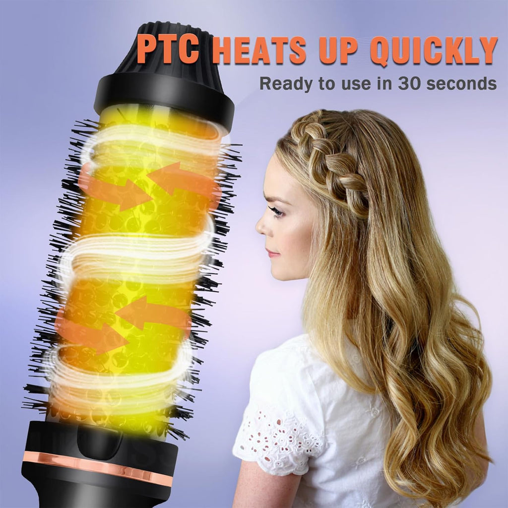 Hot-Air Brushes Thermal Brush 1.5 Inch Curling Iron Volumizing Brush