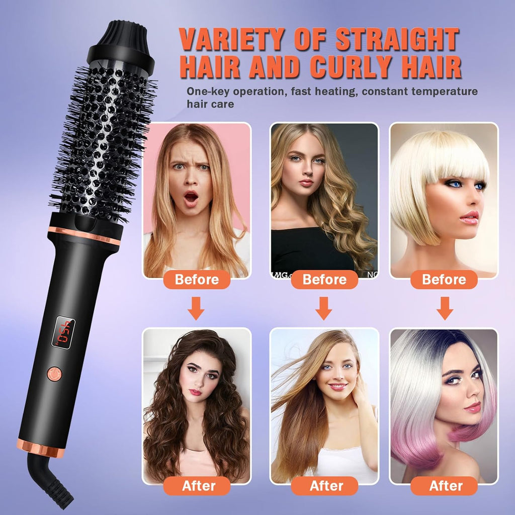 Hot-Air Brushes Thermal Brush 1.5 Inch Curling Iron Volumizing Brush