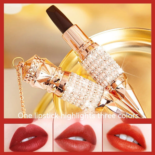 3-in-1 Matte Lipstick - Triple Color Moisturizing Lip Stick