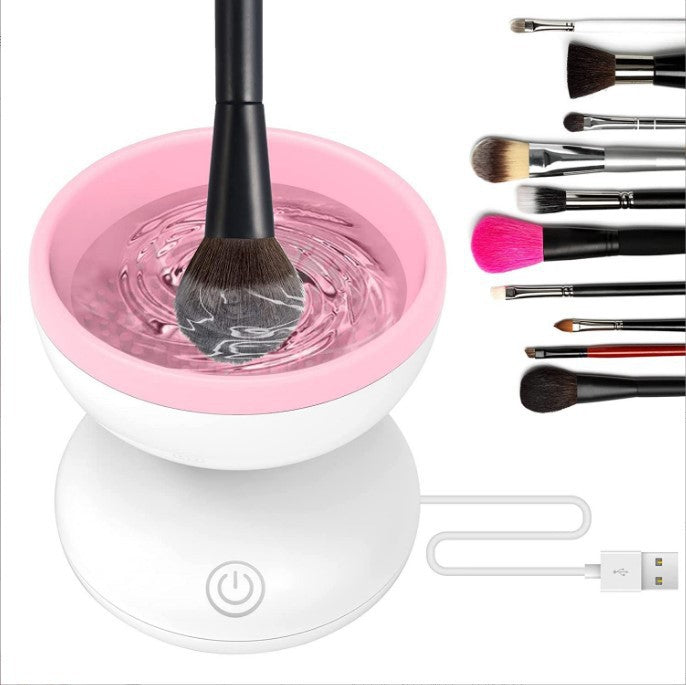 Electric Makeup Brush Cleaner - Automatic USB Rechargeable Cleaning Machine