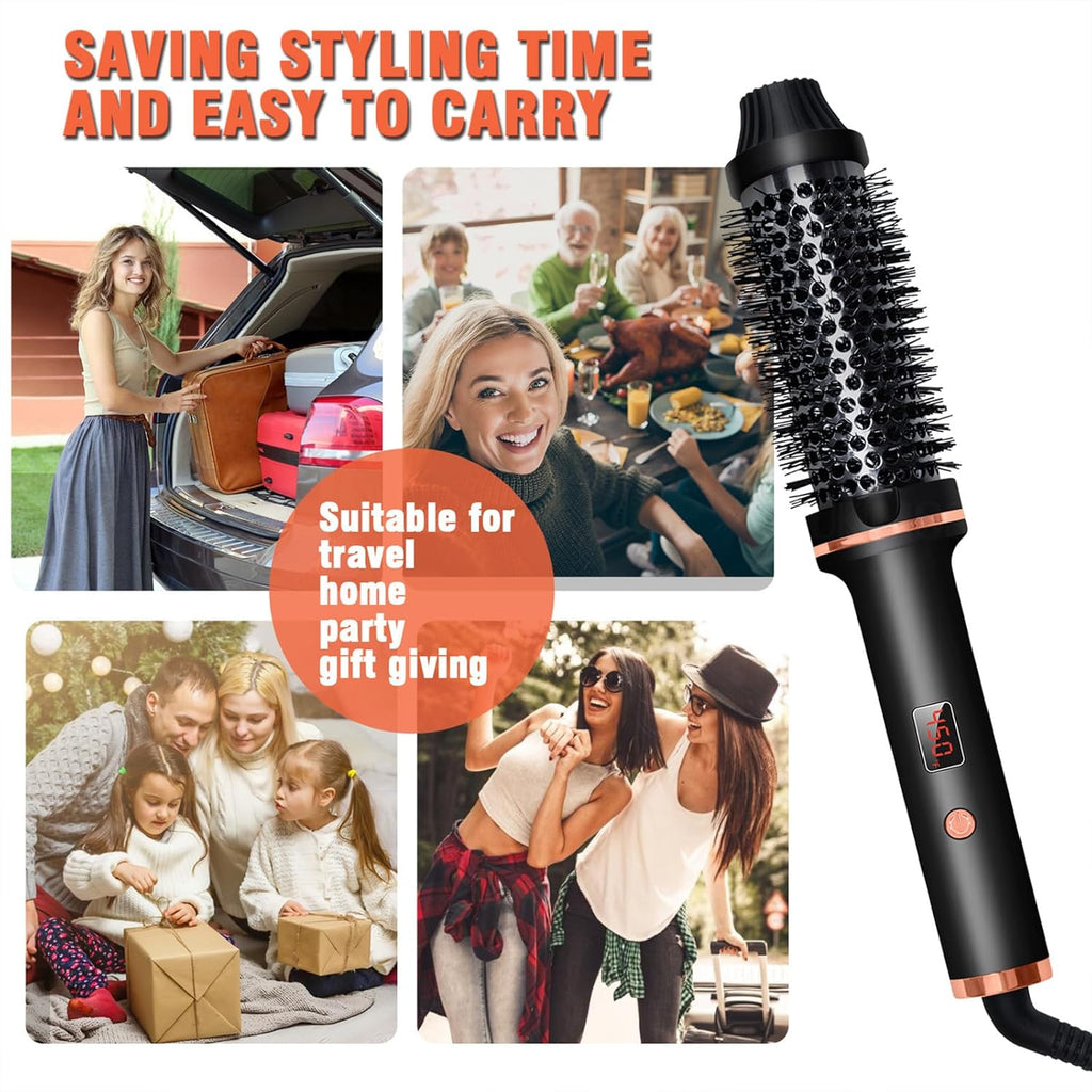 Hot-Air Brushes Thermal Brush 1.5 Inch Curling Iron Volumizing Brush
