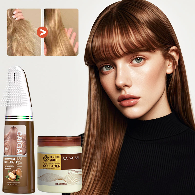 CAIGAIBAI Straightening Cream - Anti-Frizz Hair Styling Paste 200ml