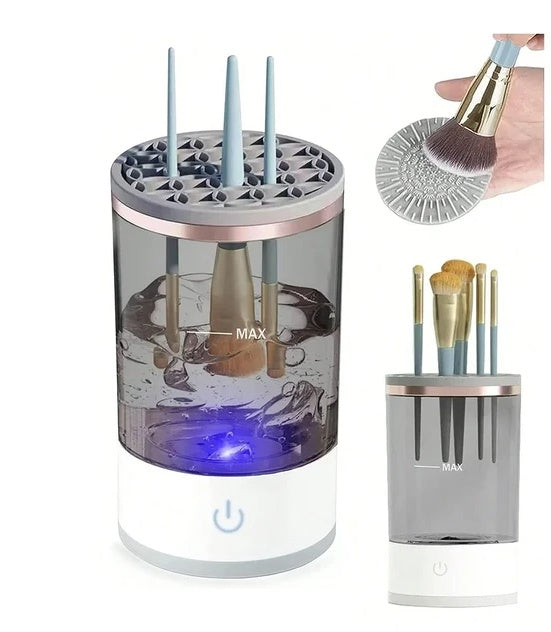 Automatic Electric Makeup Brush Cleaner - USB Powered Fast Cleaning & Drying Machine