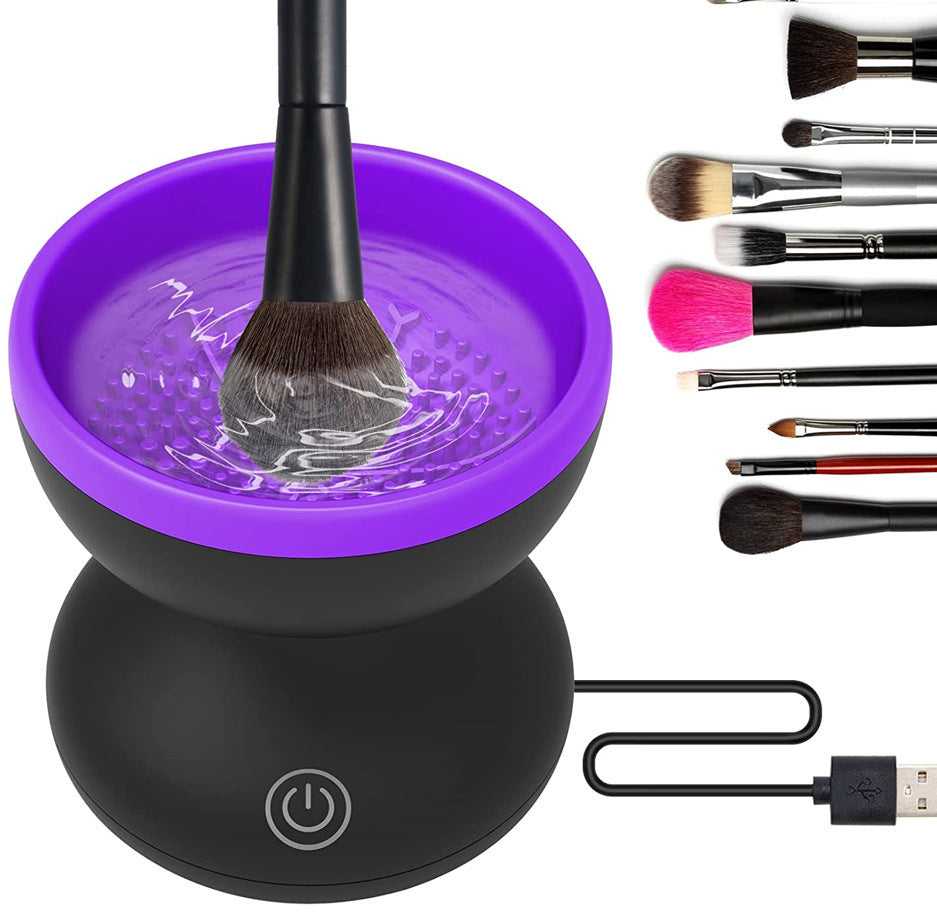 Electric Makeup Brush Cleaner - Automatic USB Rechargeable Cleaning Machine