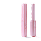 Wireless Hair Straightener Brush - Cordless Ionic Straightening & Curling Tool